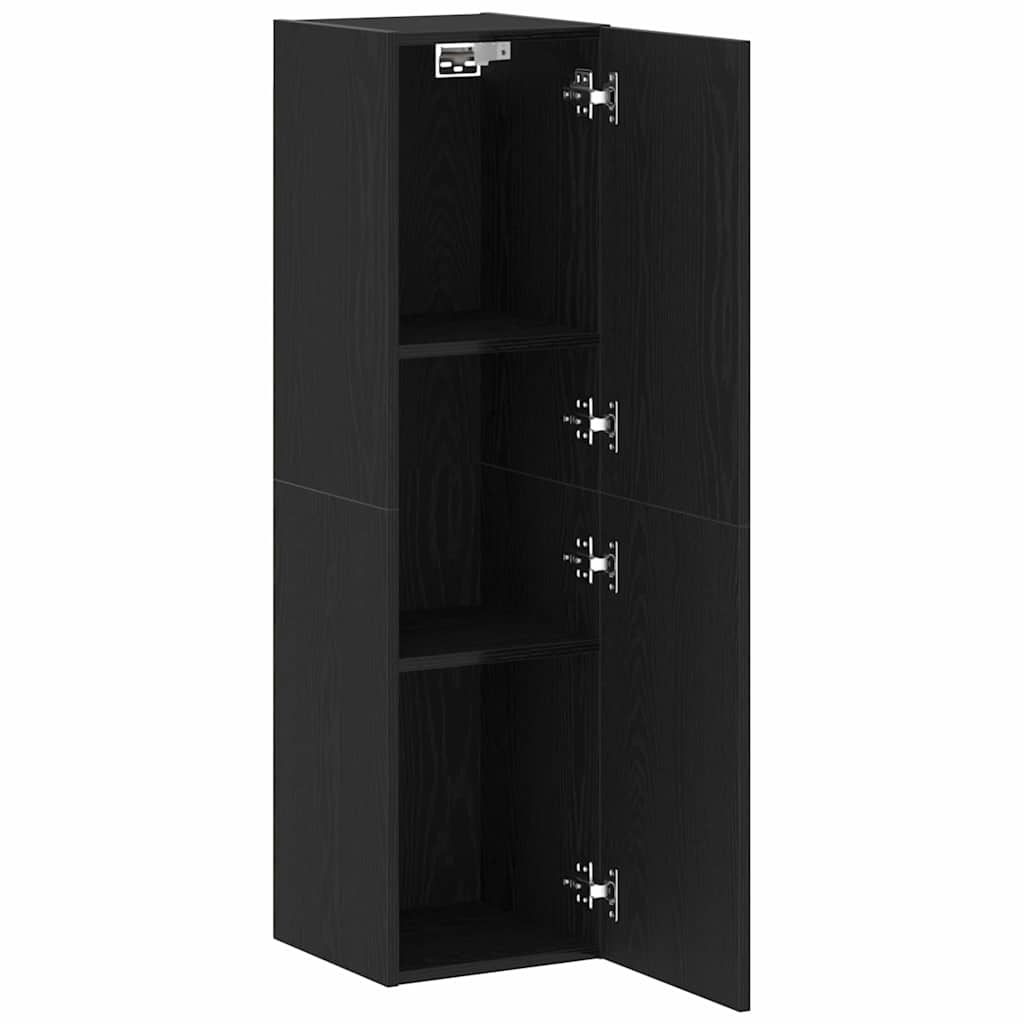 Dulap pentru TV de perete Stejar negru 30.5 x 30 x 110 cm GartenMobel Dekor