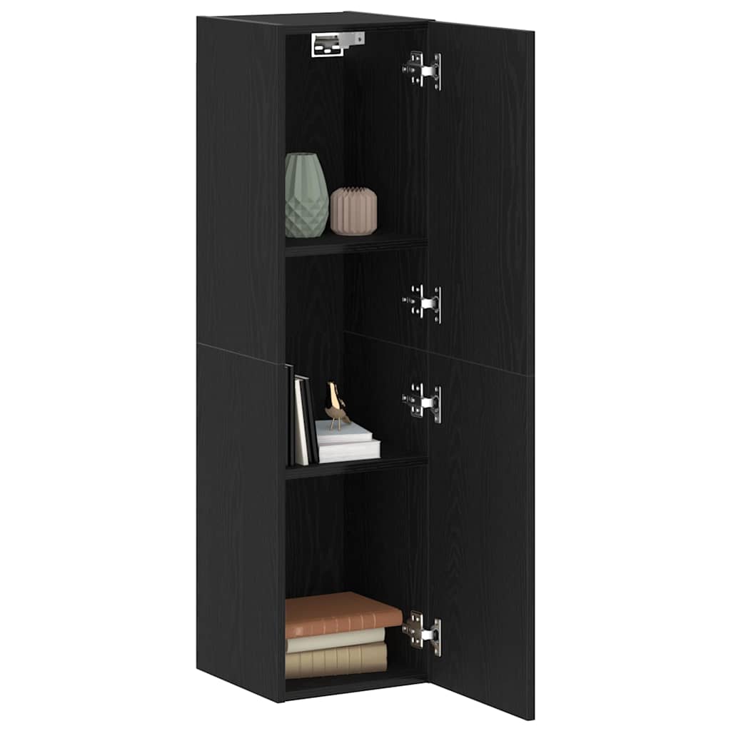 Dulap pentru TV de perete Stejar negru 30.5 x 30 x 110 cm GartenMobel Dekor