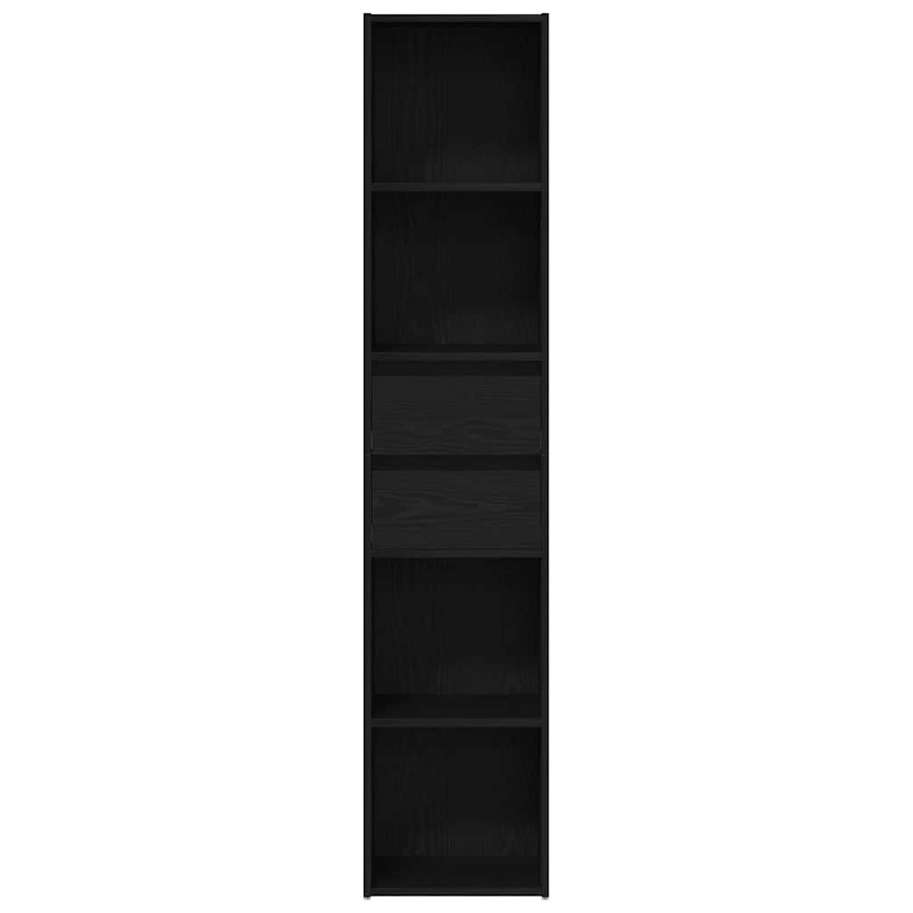 Dulap pentru cărți Stejar negru 36 x 30 x 171 cm Lemn compozit GartenMobel Dekor