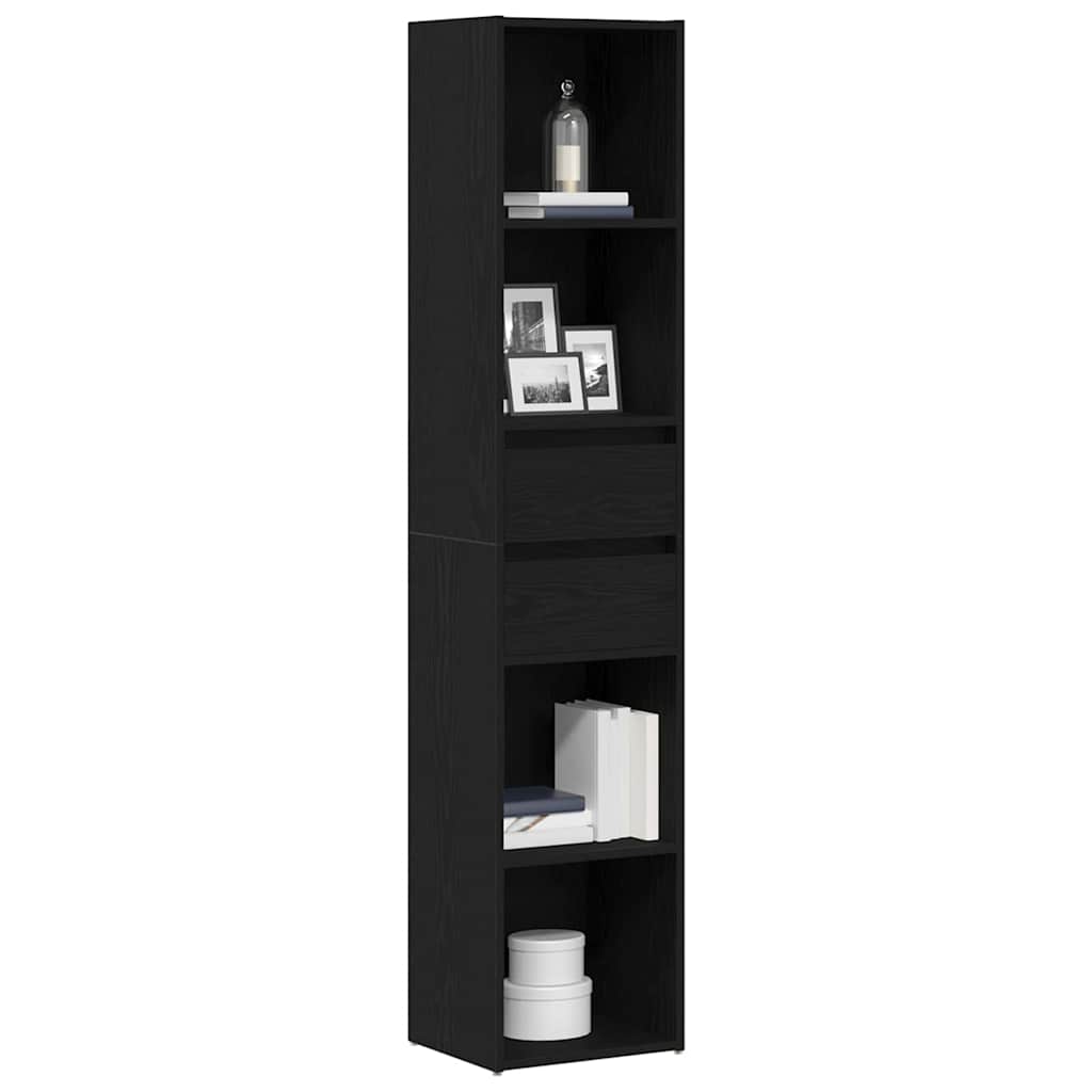 Dulap pentru cărți Stejar negru 36 x 30 x 171 cm Lemn compozit GartenMobel Dekor
