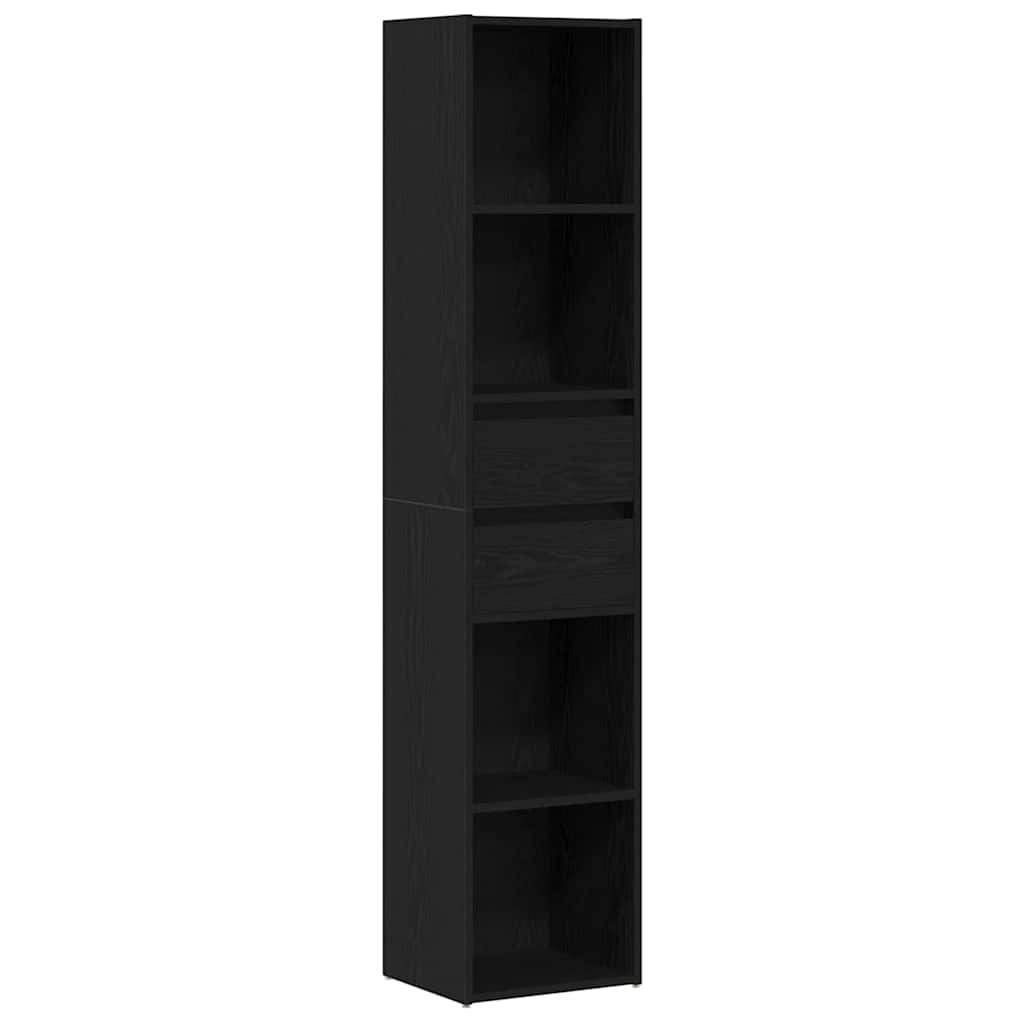 Dulap pentru cărți Stejar negru 36 x 30 x 171 cm Lemn compozit GartenMobel Dekor