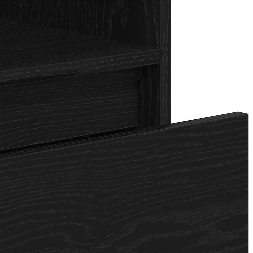 Dulap pentru cărți Stejar negru 36 x 30 x 171 cm Lemn compozit GartenMobel Dekor