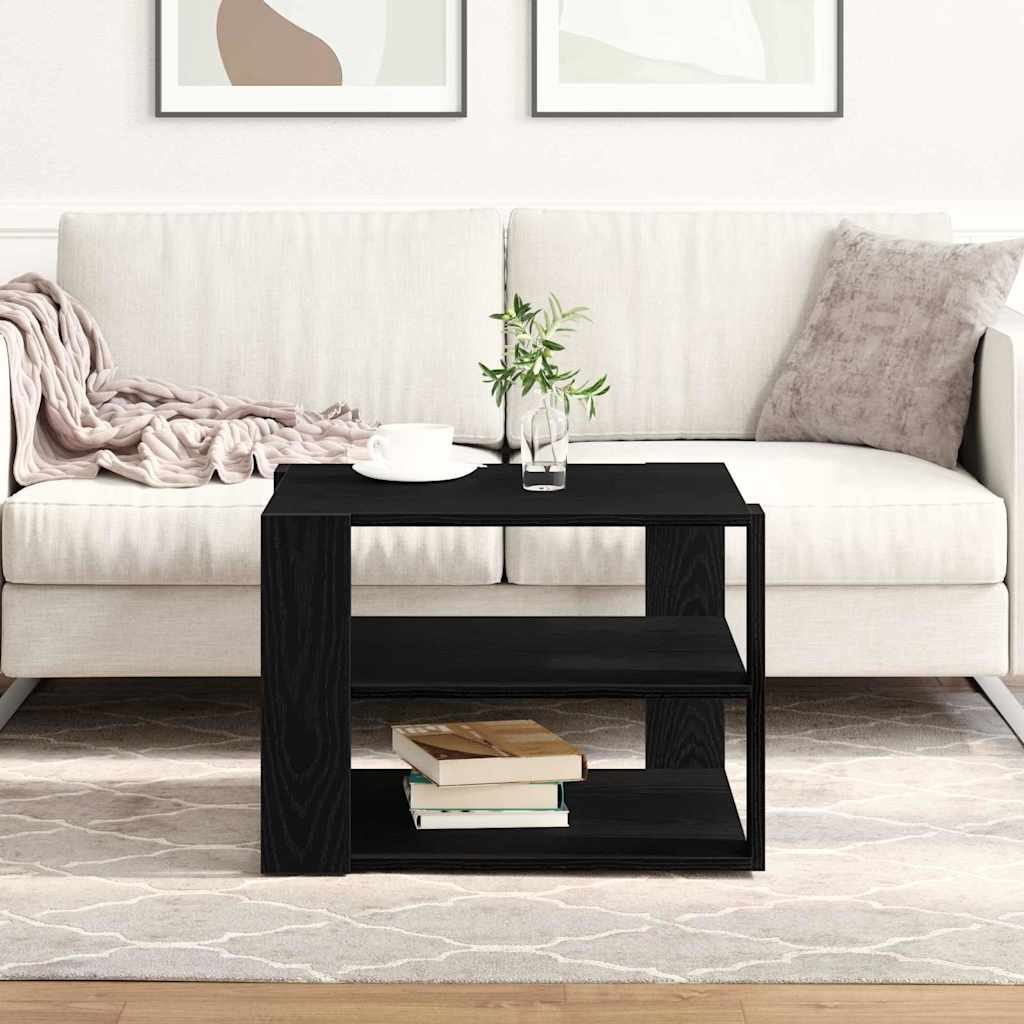 Masa de Cafea Stejar negru 59,5 x 59,5 x 40 cm Lemn compozit GartenMobel Dekor