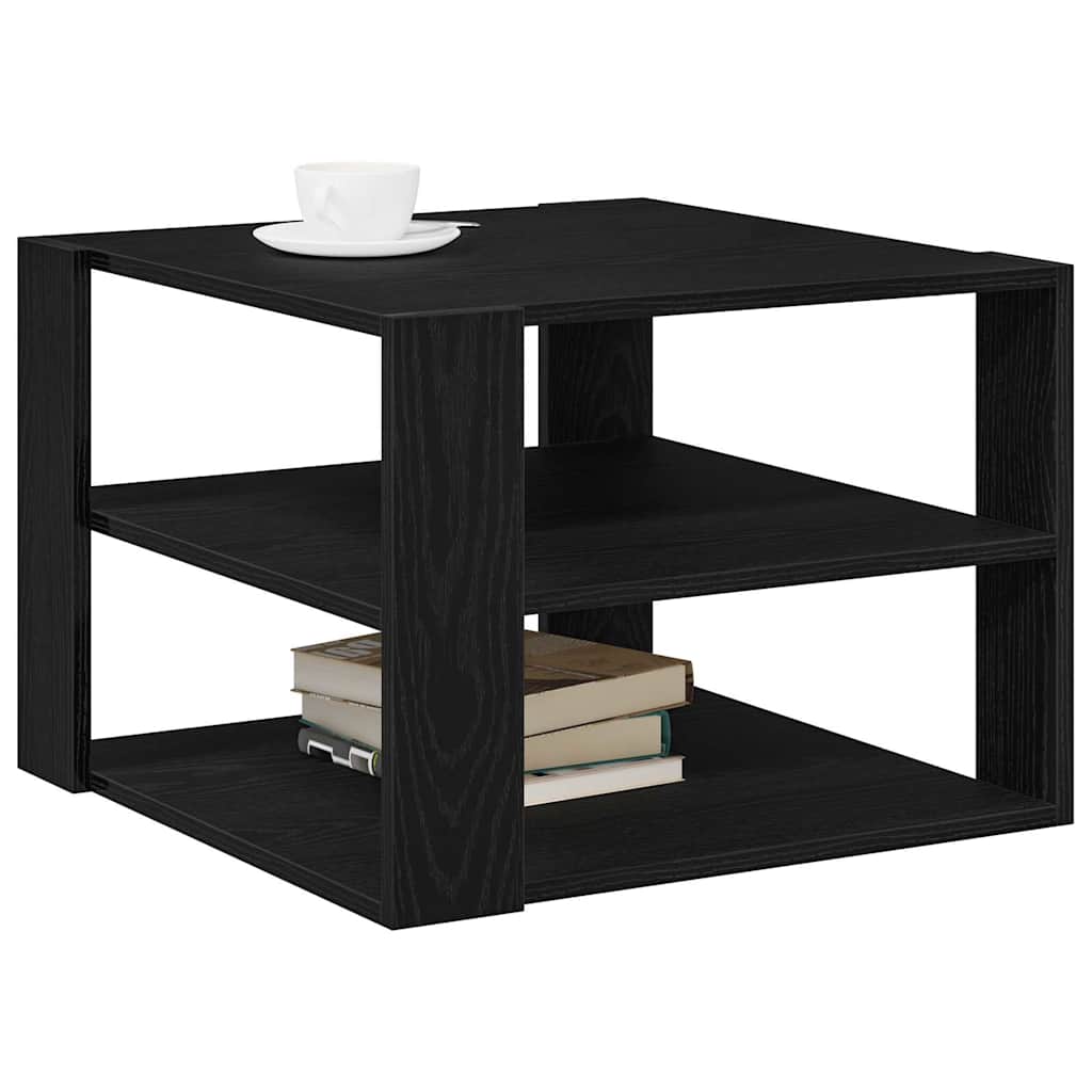 Masa de Cafea Stejar negru 59,5 x 59,5 x 40 cm Lemn compozit GartenMobel Dekor