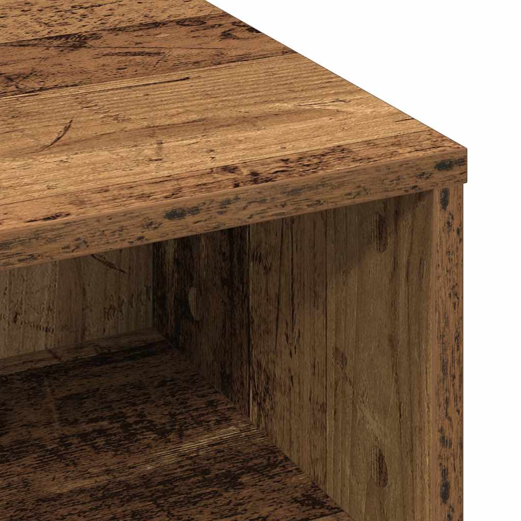 Masă de cafea Lemn vechi 60 x 60 x 30 cm Lemn compozit GartenMobel Dekor
