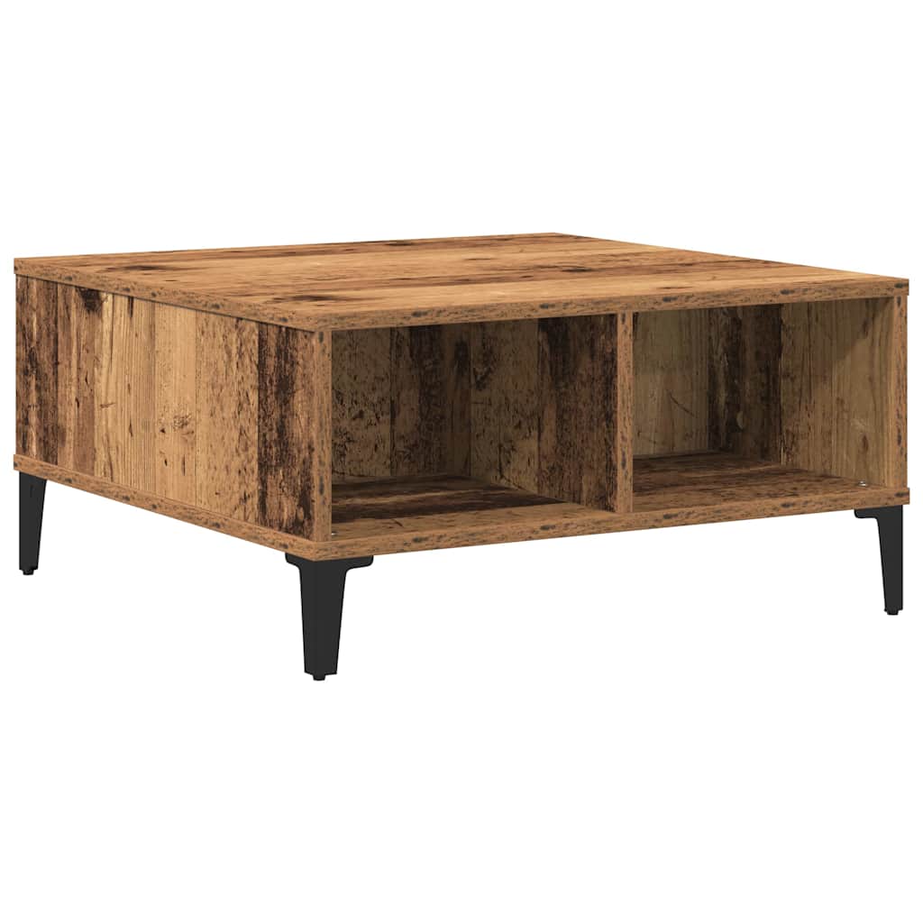 Masă de cafea Lemn vechi 60 x 60 x 30 cm Lemn compozit GartenMobel Dekor