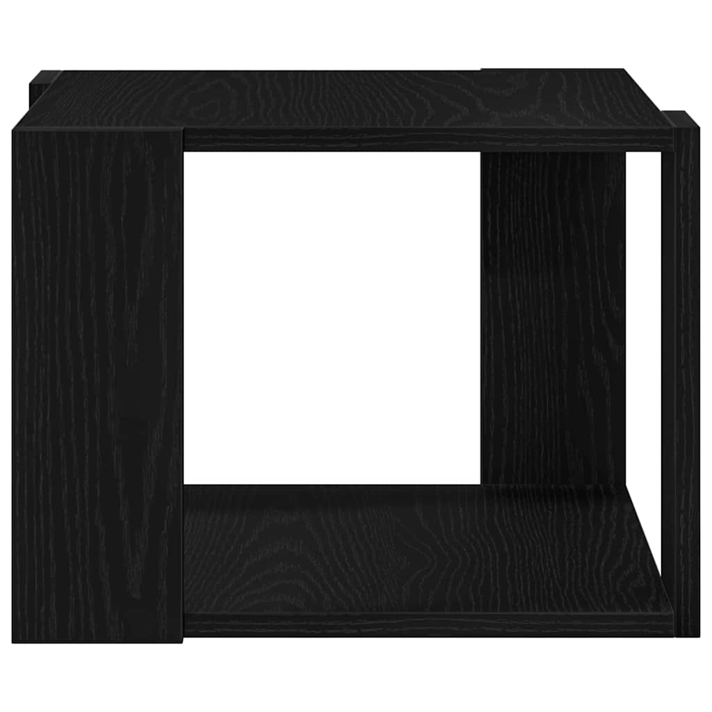 Masă de cafea Stejar negru 40 x 40 x 30 cm Lemn compozit GartenMobel Dekor