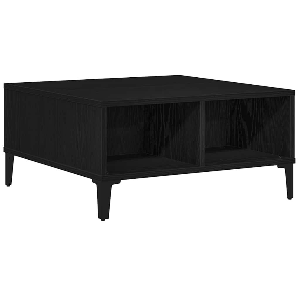 Masă de cafea Stejar negru 60 x 60 x 30 cm Lemn compozit GartenMobel Dekor