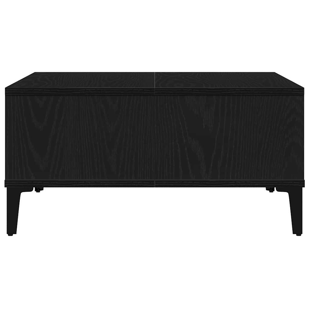Masă de cafea Stejar negru 60 x 60 x 30 cm Lemn compozit GartenMobel Dekor