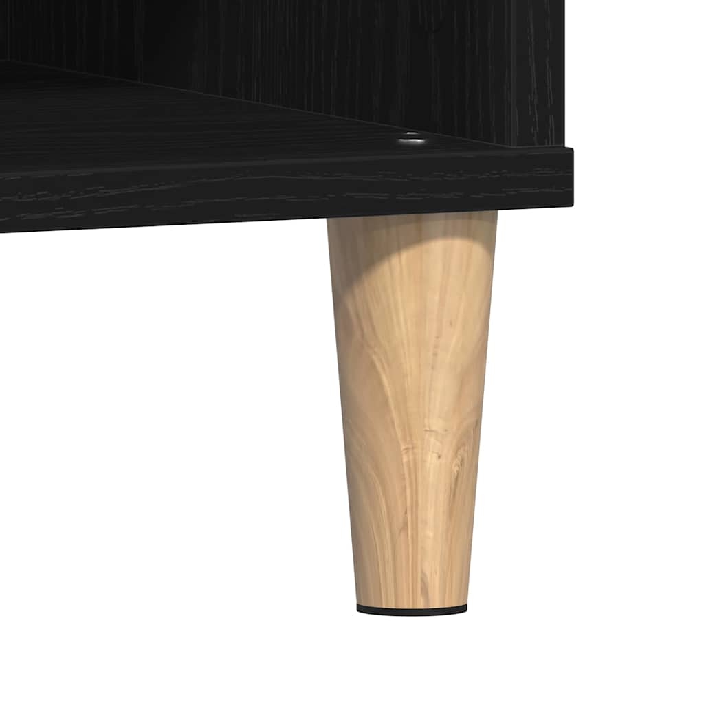 Masă de cafea Stejar negru 60 x 60 x 30 cm Lemn compozit GartenMobel Dekor