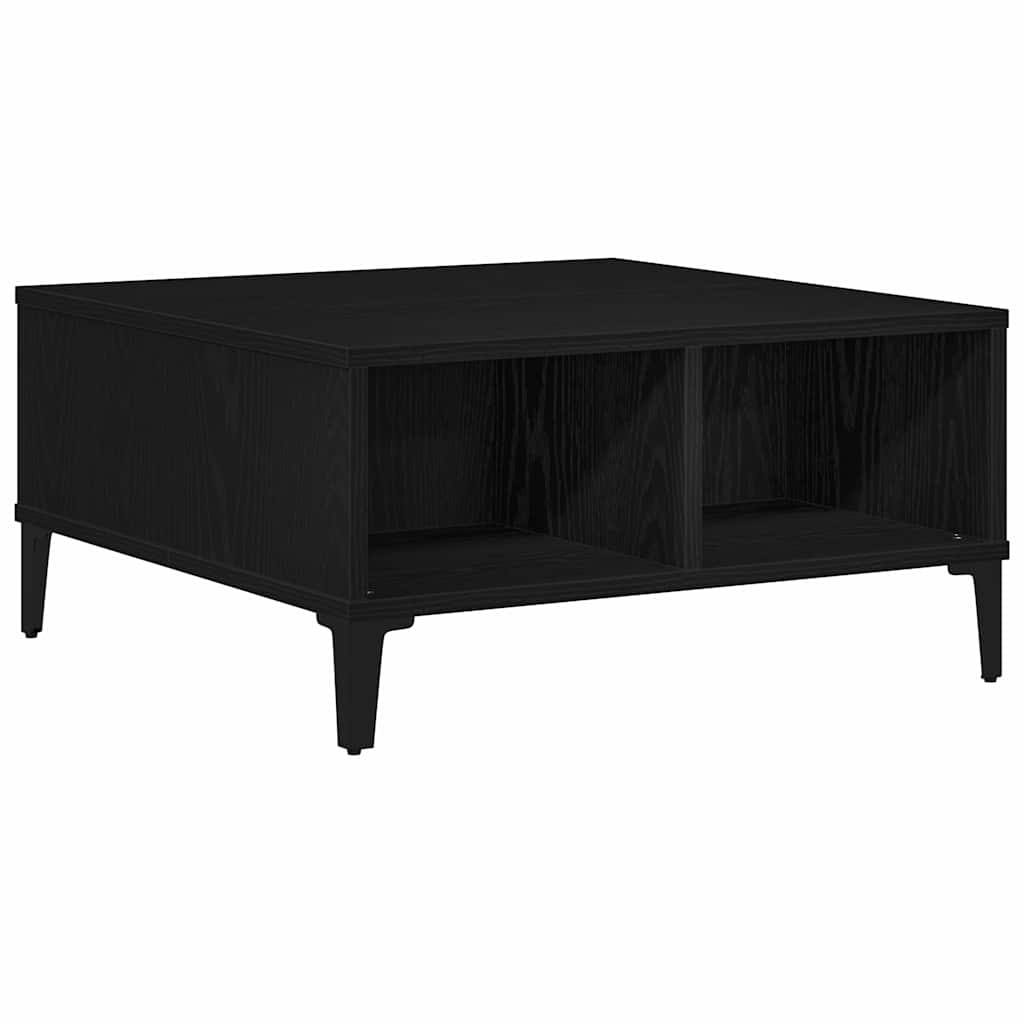 Masă de cafea Stejar negru 60 x 60 x 30 cm Lemn compozit GartenMobel Dekor