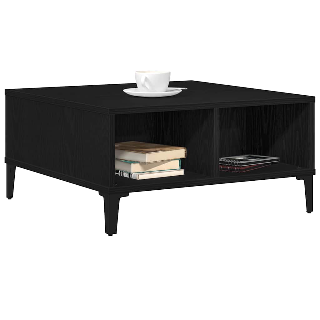 Masă de cafea Stejar negru 60 x 60 x 30 cm Lemn compozit GartenMobel Dekor
