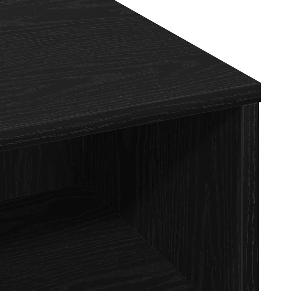 Masă de cafea Stejar negru 60 x 60 x 30 cm Lemn compozit GartenMobel Dekor
