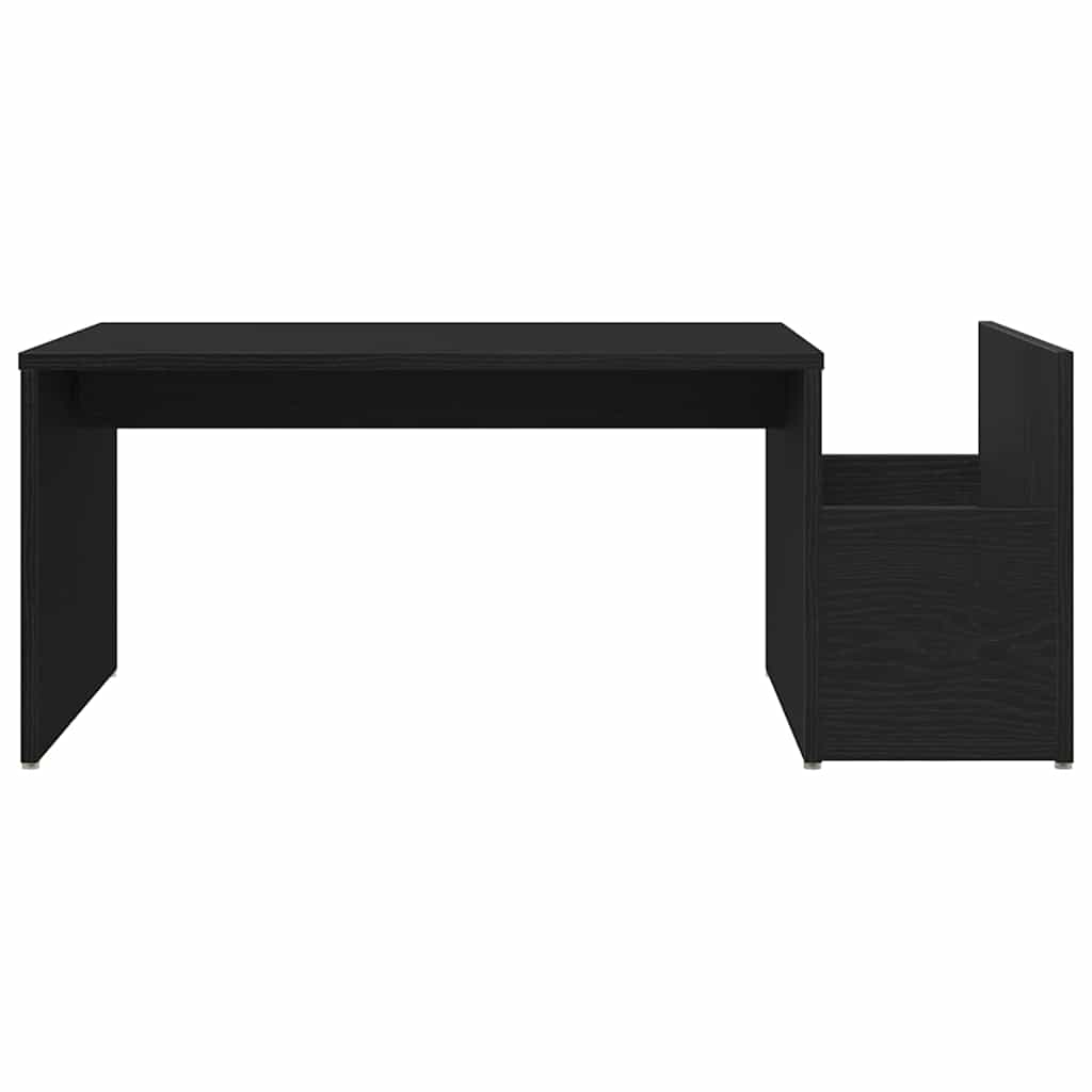 Masă de cafea Stejar negru 90 x 45 x 35 cm Lemn compozit GartenMobel Dekor