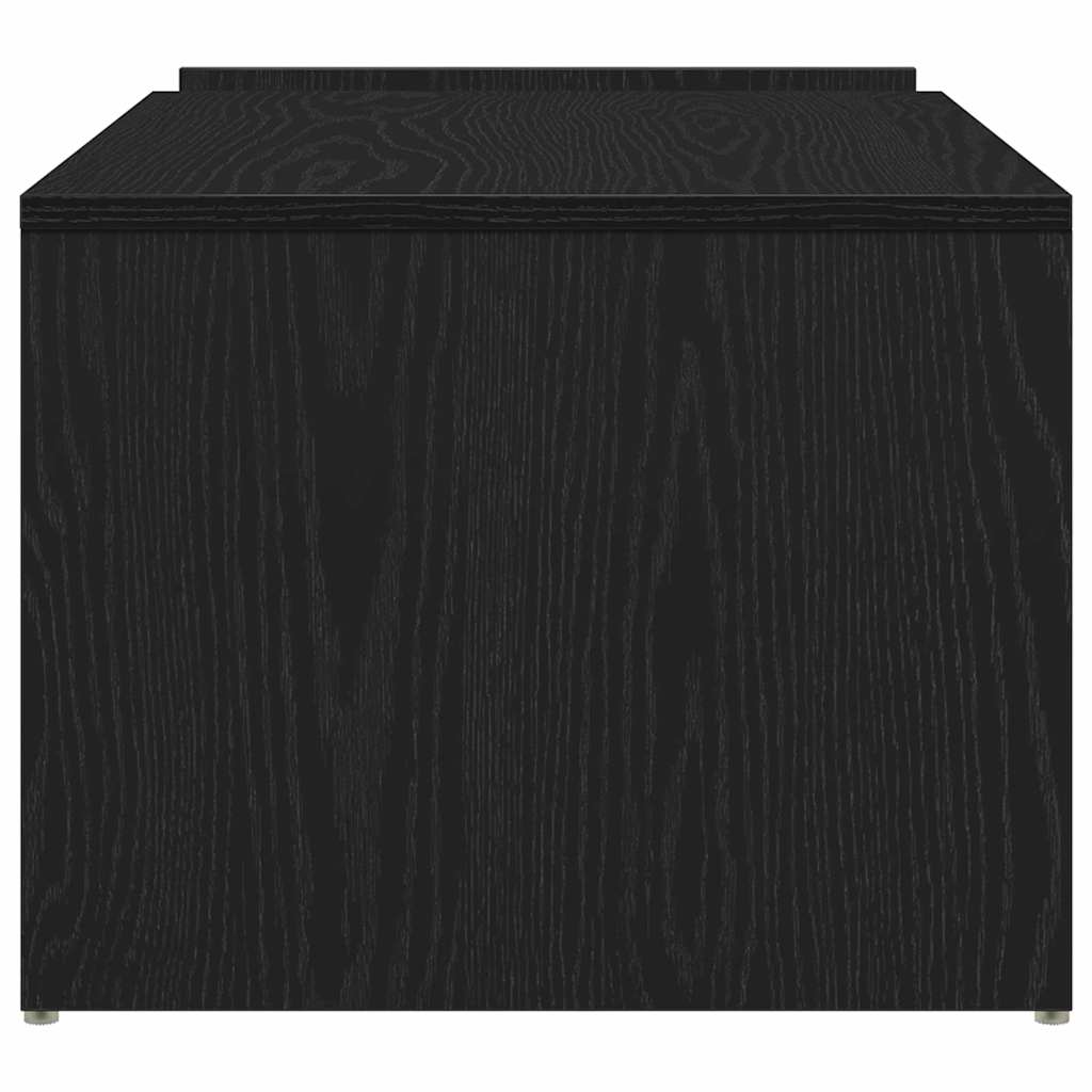 Masă de cafea Stejar negru 90 x 45 x 35 cm Lemn compozit GartenMobel Dekor