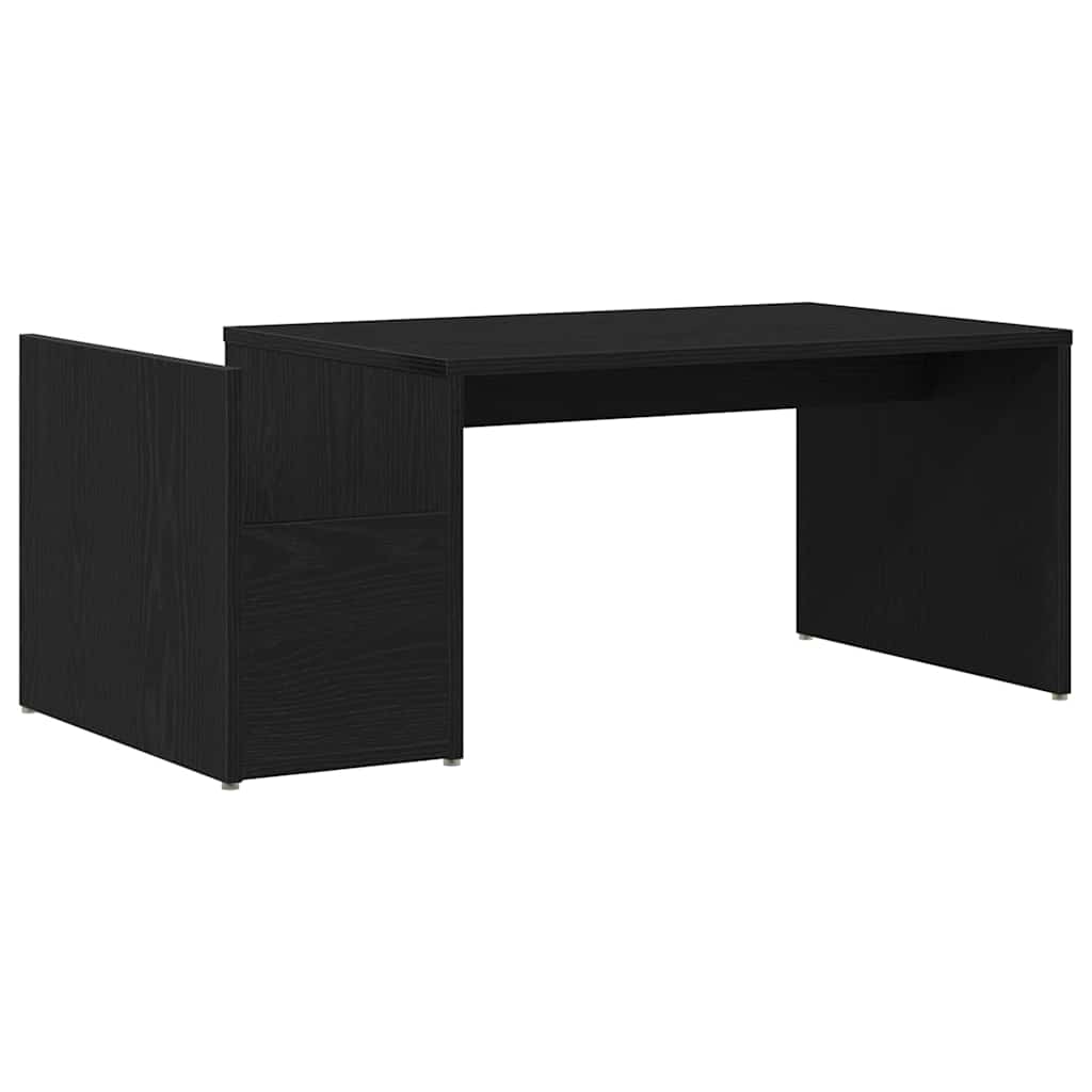 Masă de cafea Stejar negru 90 x 45 x 35 cm Lemn compozit GartenMobel Dekor