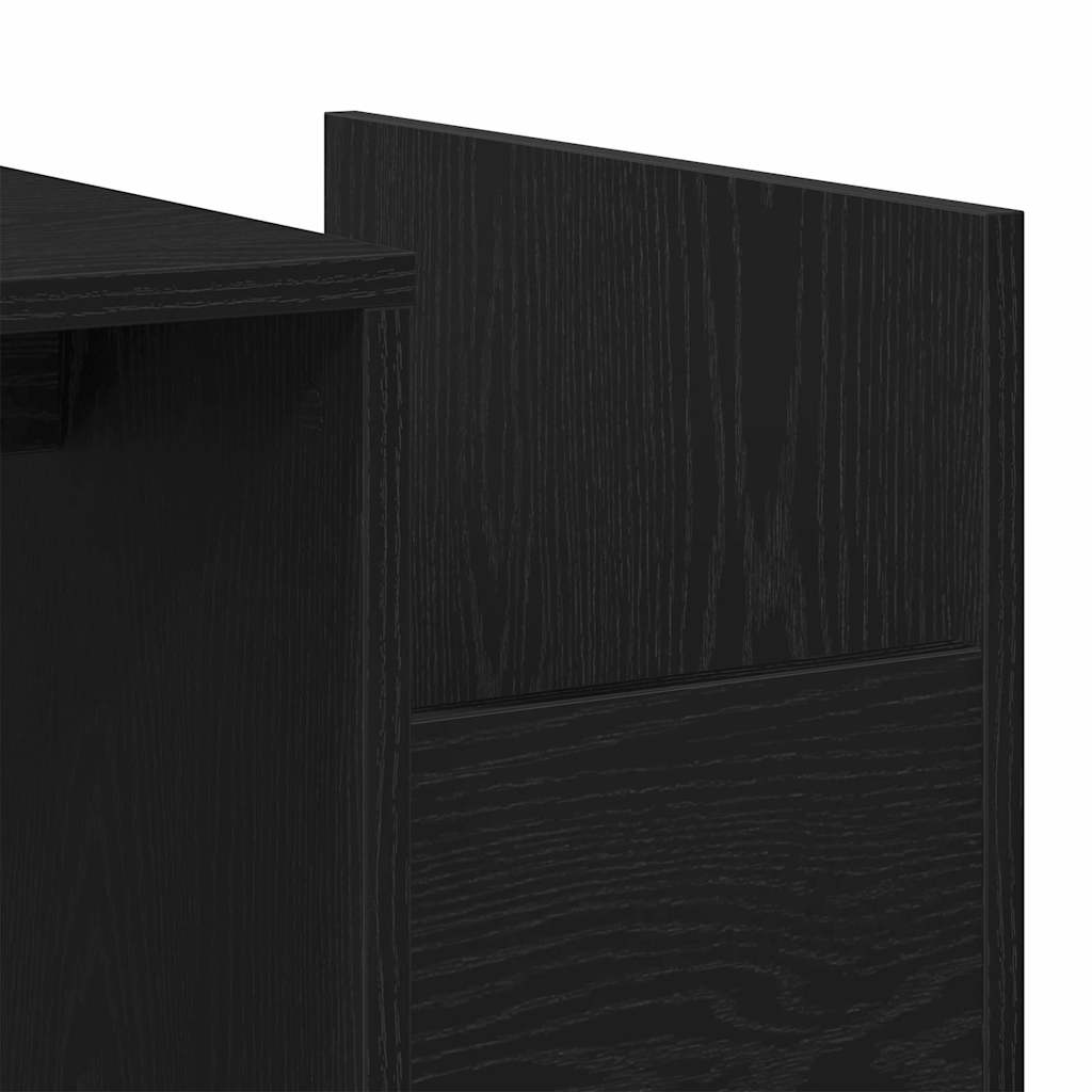 Masă de cafea Stejar negru 90 x 45 x 35 cm Lemn compozit GartenMobel Dekor