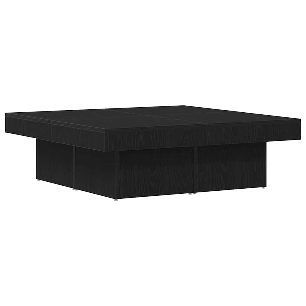 Masă de cafea Stejar negru 90 x 90 x 28 cm Lemn compozit GartenMobel Dekor