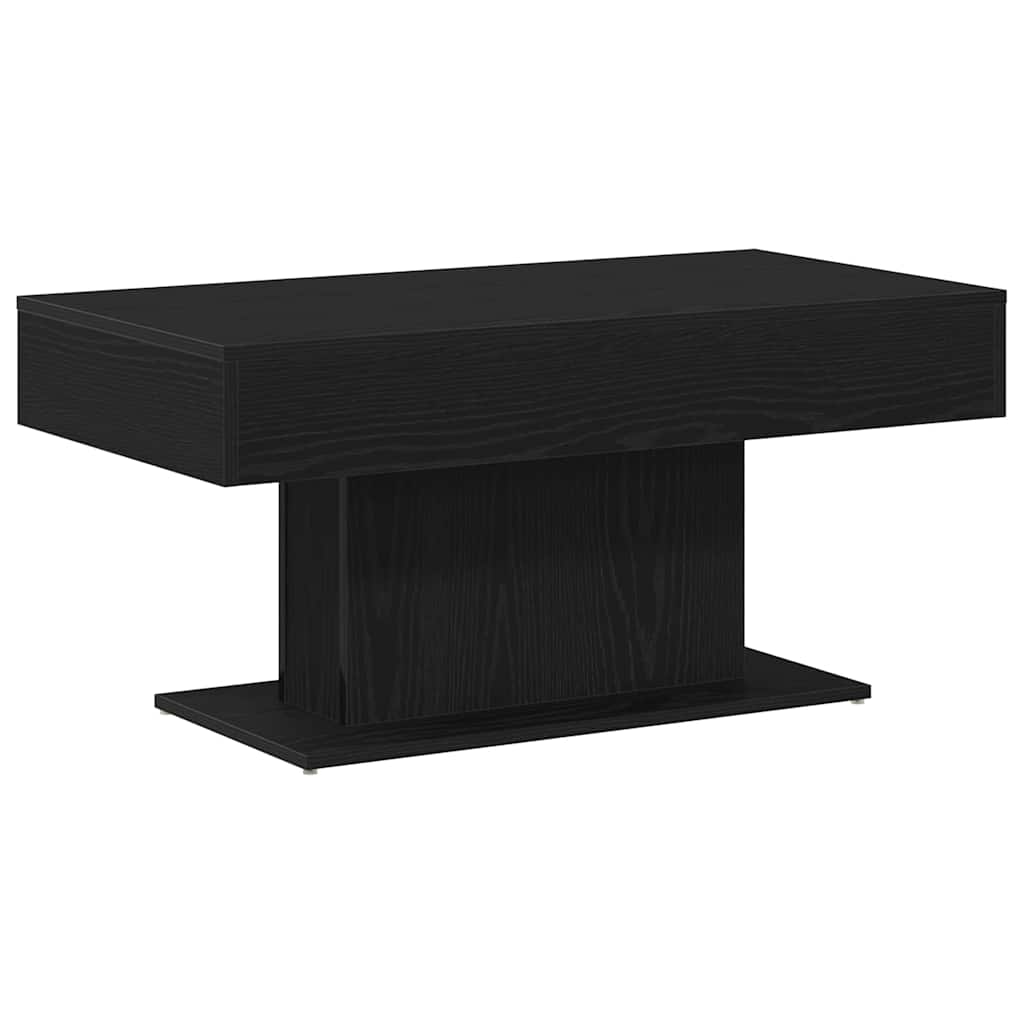 Masă de cafea Stejar negru 96 x 50 x 45 cm Lemn compozit GartenMobel Dekor