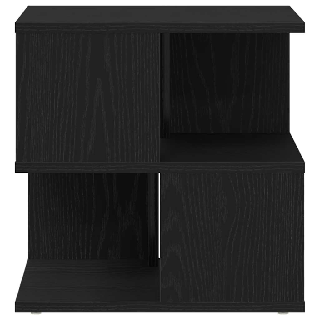 Masă laterală Stejar negru 40 x 40 x 40 cm Lemn compozit GartenMobel Dekor
