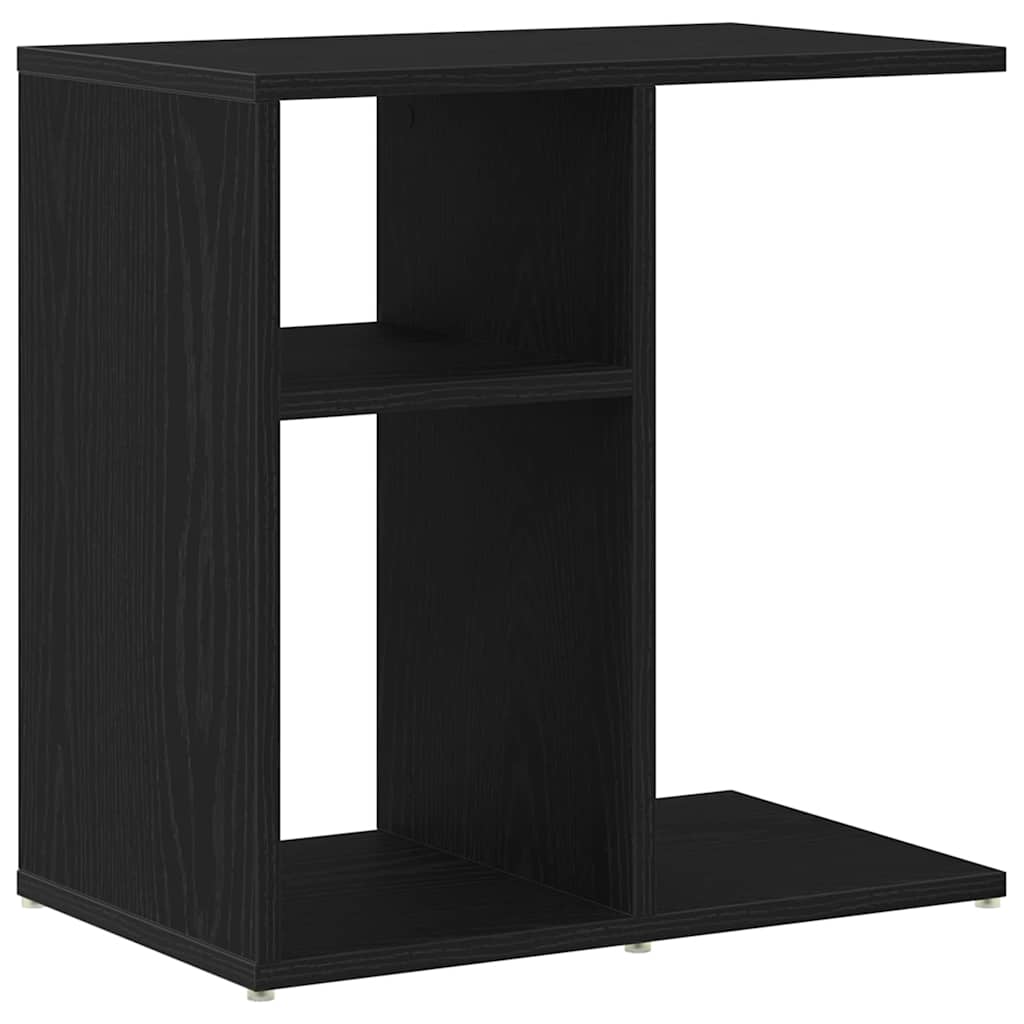 Masă laterală Stejar negru 50 x 30 x 50 cm Lemn compozit GartenMobel Dekor