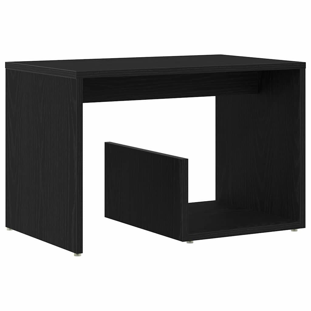 Masă laterală Stejar negru 59 x 36 x 38 cm Lemn compozit GartenMobel Dekor