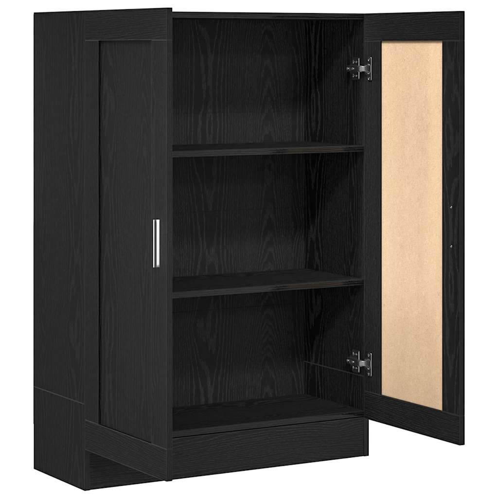 Raft pentru Cărți Stejar negru 82.5 x 30.5 x 115 cm GartenMobel Dekor