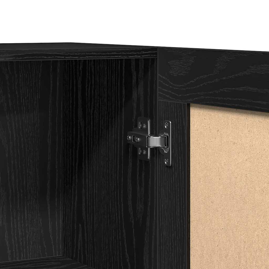 Raft pentru Cărți Stejar negru 82.5 x 30.5 x 115 cm GartenMobel Dekor