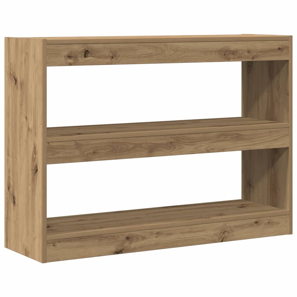 Bibliotecă stejar artizanal 100 x 30 x 72 cm Lemn compozit GartenMobel Dekor