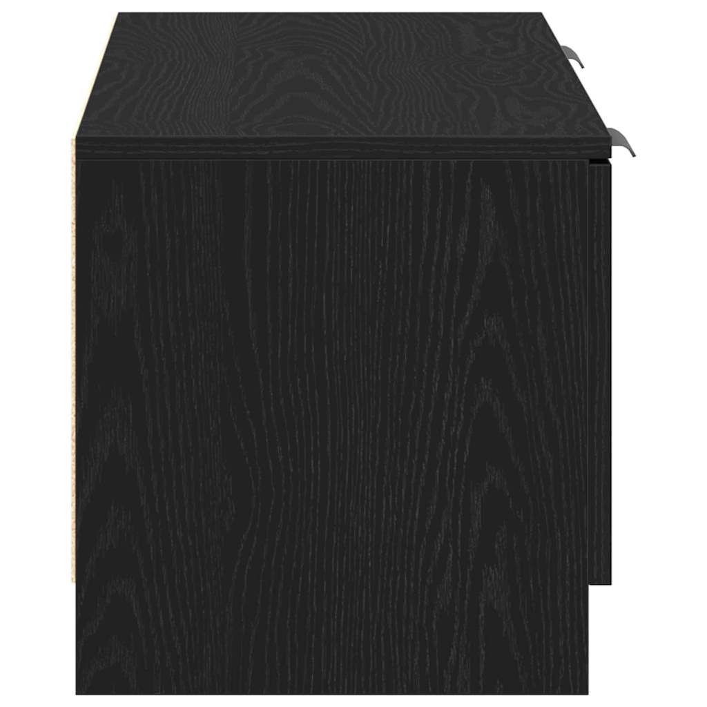 Cabinet TV Negru 102 x 35 x 36.5 cm Lemn compozit GartenMobel Dekor