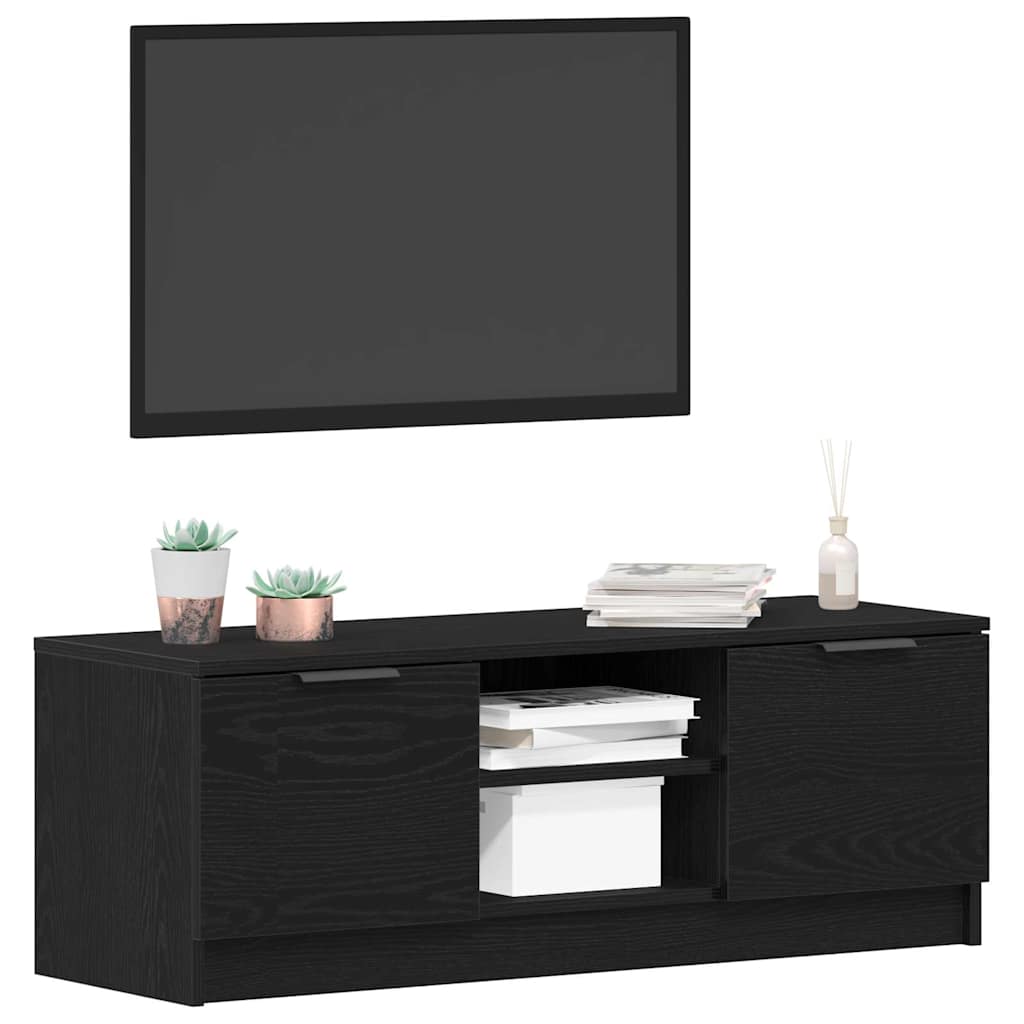 Cabinet TV Negru 102 x 35 x 36.5 cm Lemn compozit GartenMobel Dekor
