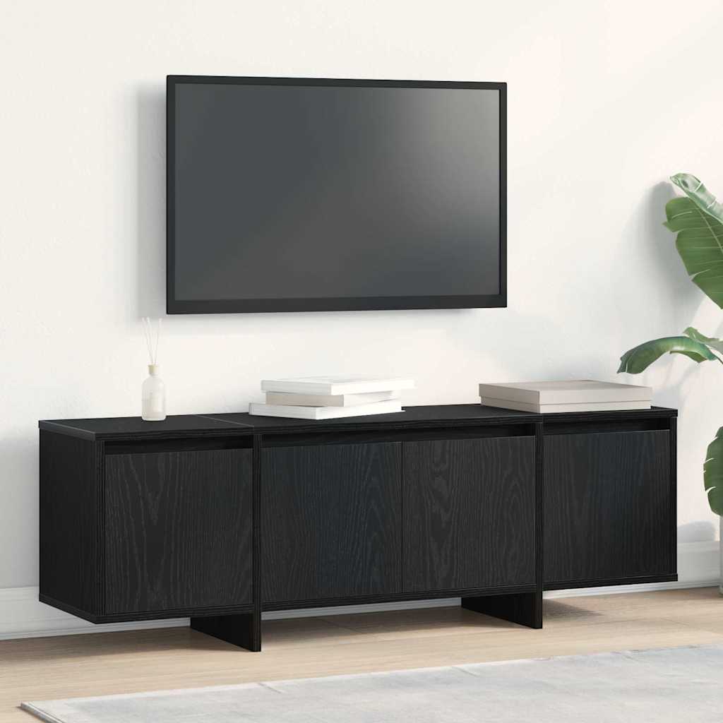 Cabinet TV Negru 120 x 30 x 40.5 cm Lemn compozit GartenMobel Dekor