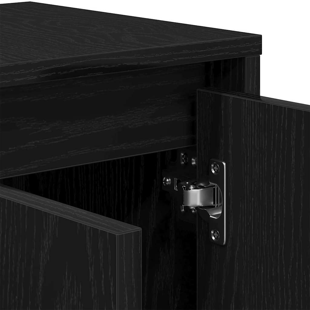 Cabinet TV Negru 120 x 30 x 40.5 cm Lemn compozit GartenMobel Dekor