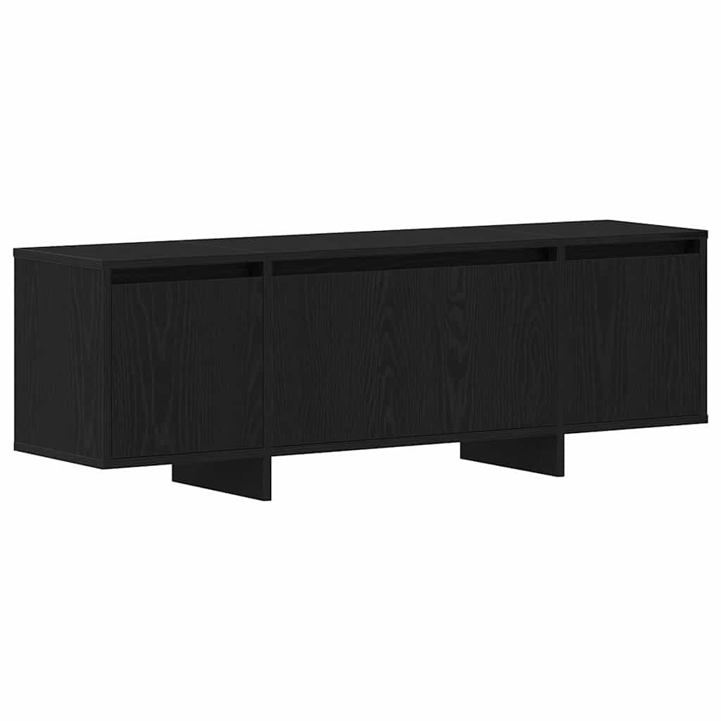 Cabinet TV Negru 120 x 30 x 40.5 cm Lemn compozit GartenMobel Dekor