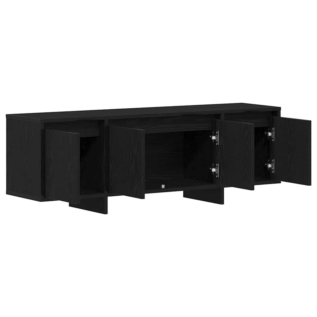Cabinet TV Negru 120 x 30 x 40.5 cm Lemn compozit GartenMobel Dekor