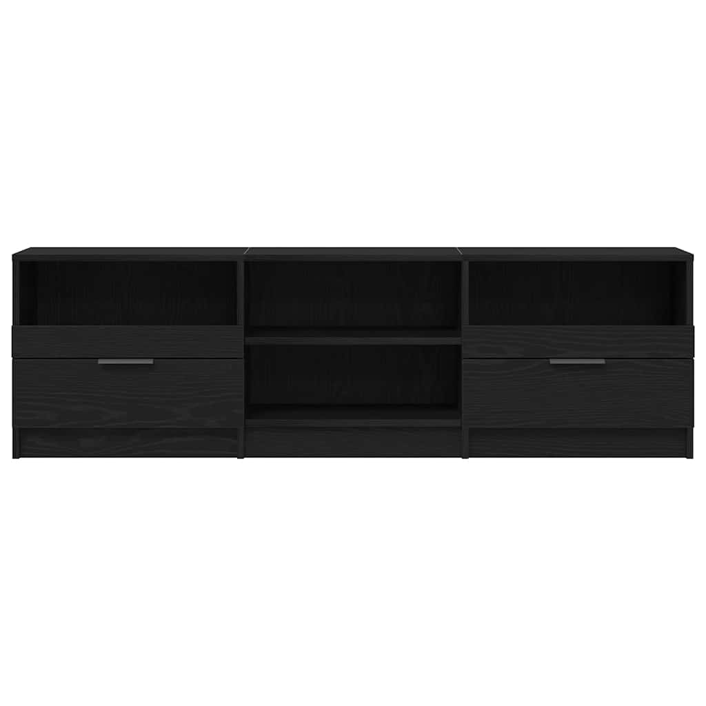 Cabinet TV cu sertar Negru 150 x 33.5 x 45 cm Lemn compozit GartenMobel Dekor
