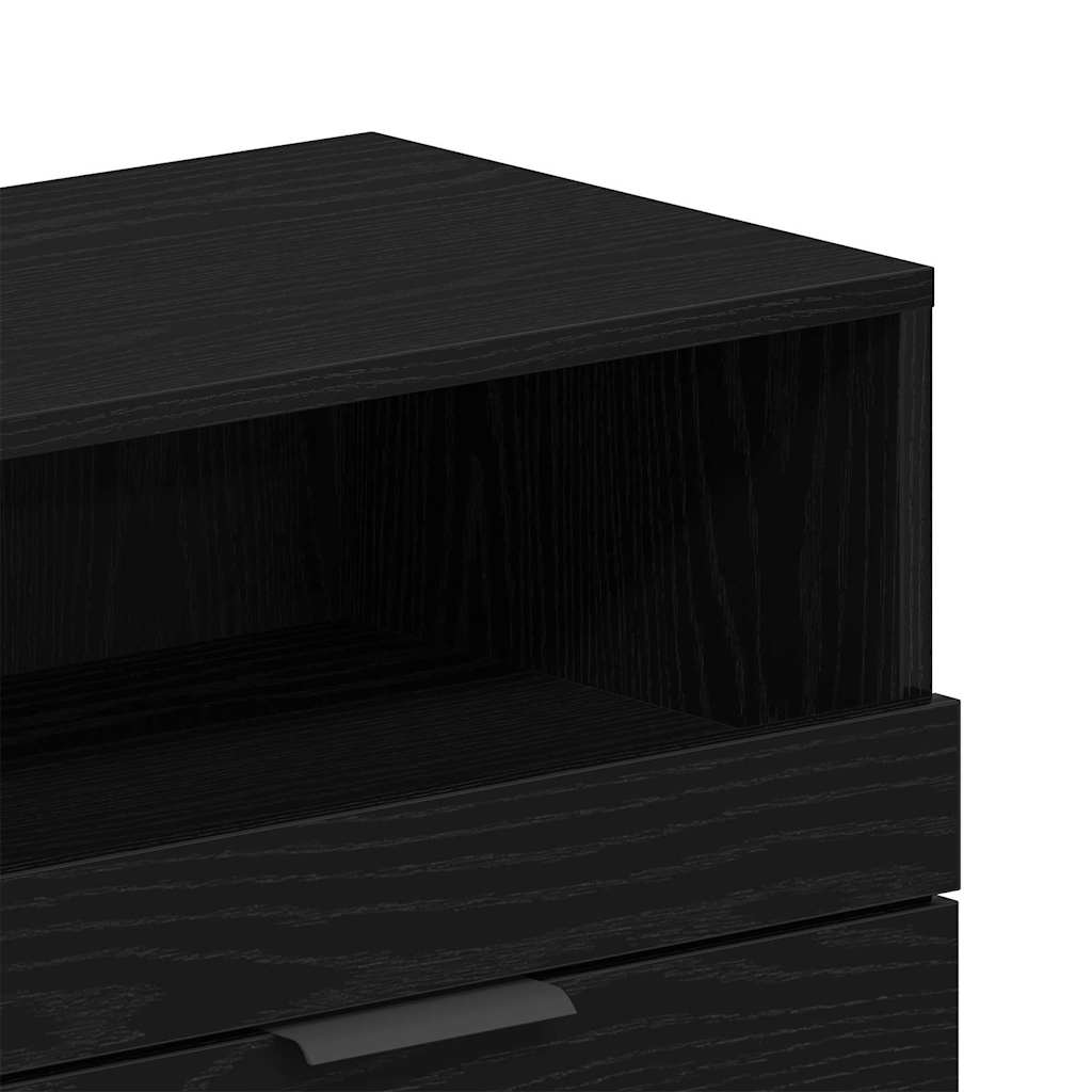 Cabinet TV cu sertar Negru 150 x 33.5 x 45 cm Lemn compozit GartenMobel Dekor