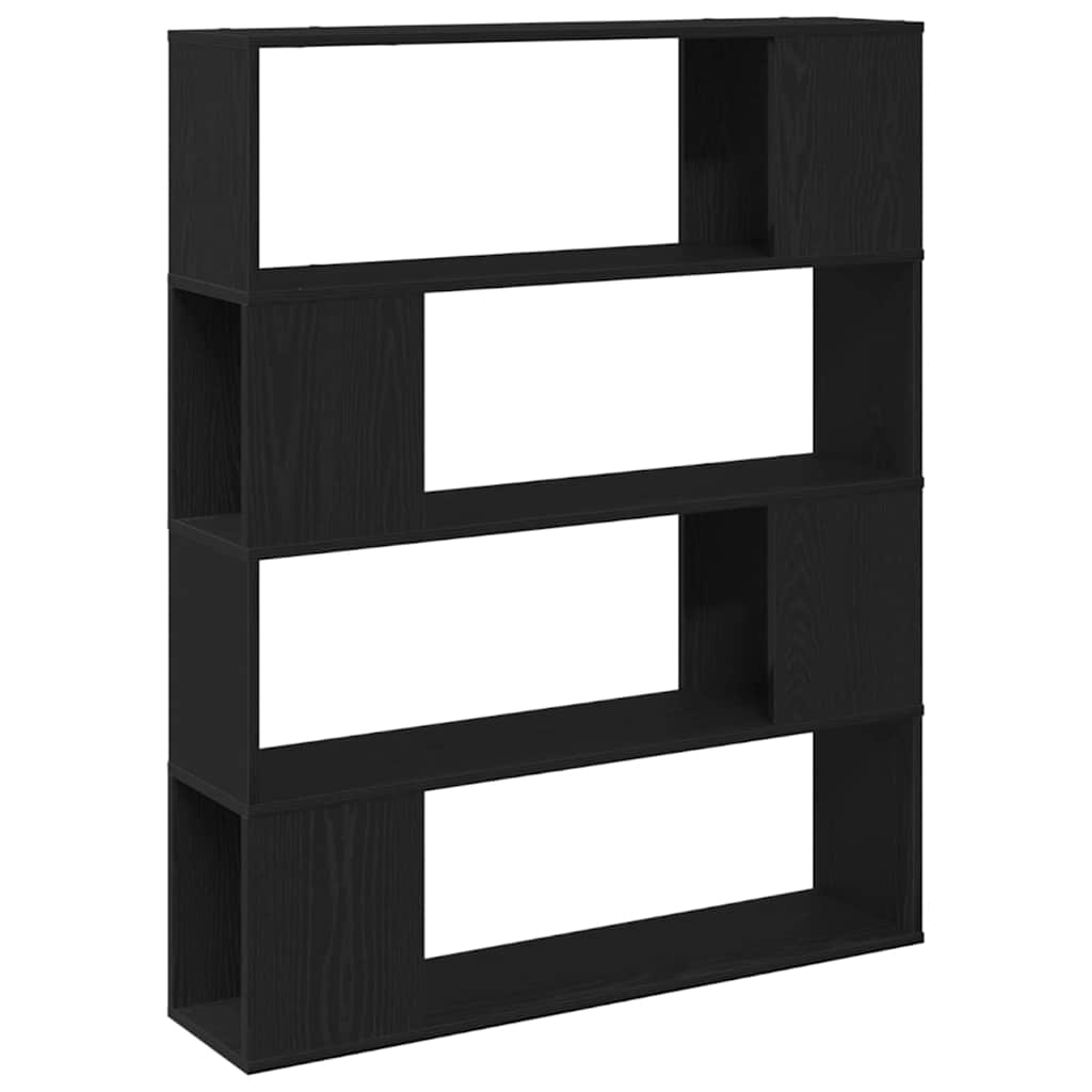 Centru de divertisment Negru 100 x 24 x 124 cm Lemn compozit GartenMobel Dekor