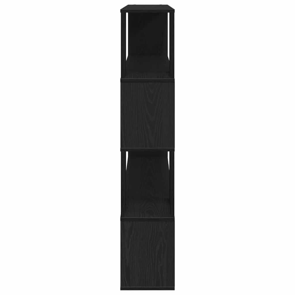 Centru de divertisment Negru 100 x 24 x 124 cm Lemn compozit GartenMobel Dekor