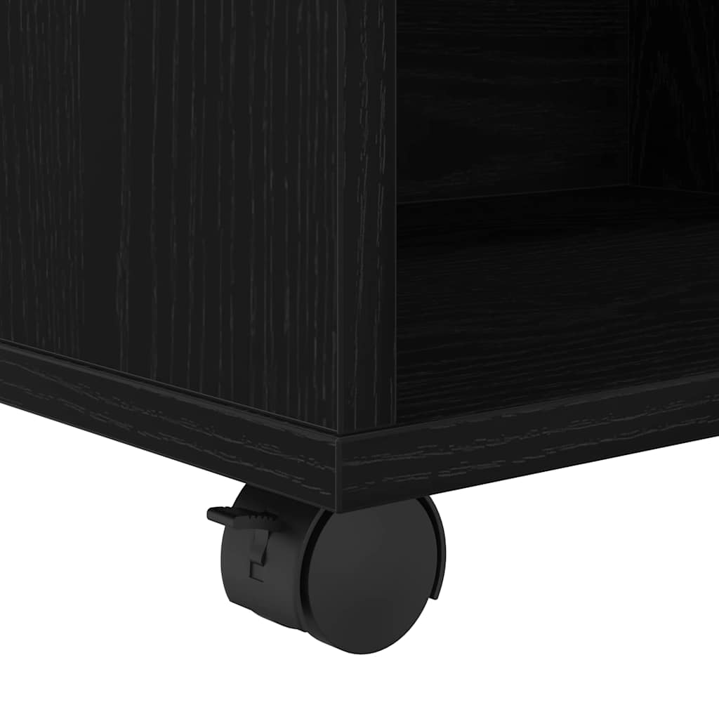 Dulap de depozitare Stejar negru 46 x 36 x 59 cm Lemn compozit GartenMobel Dekor