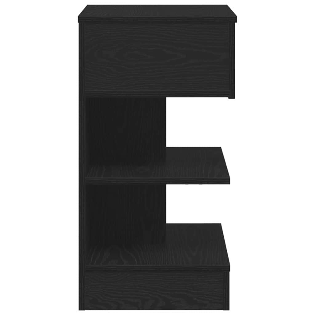 Dulap de noapte Stejar negru 40 x 35 x 65 cm Lemn compozit GartenMobel Dekor