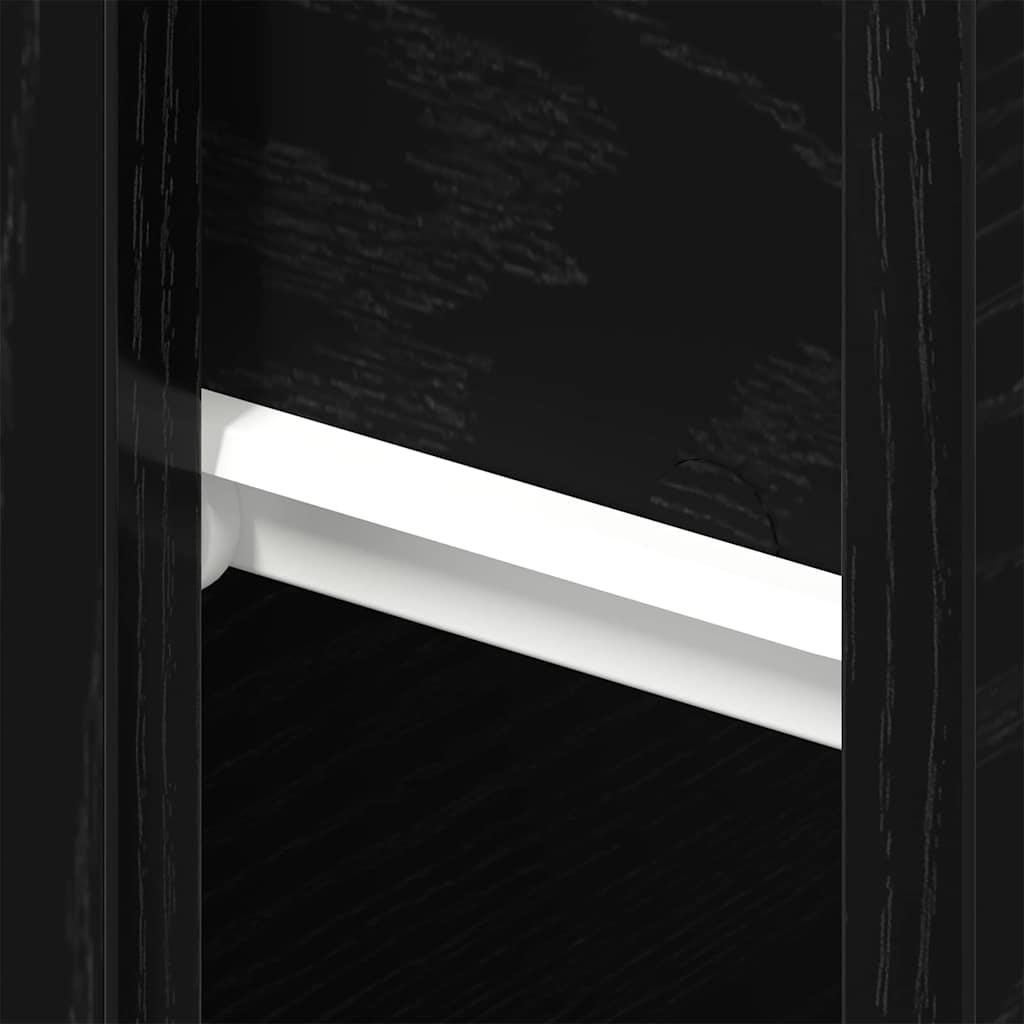 Dulap de noapte cu sertar 2 pcs Stejar negru 46 x 29.5 x 30 cm GartenMobel Dekor