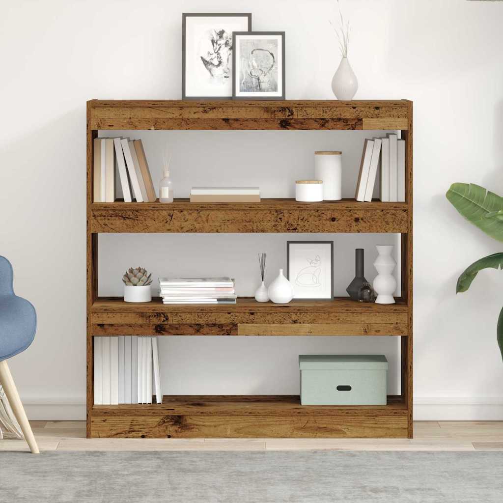 Dulap pentru cărți Lemn vechi 100 x 30 x 103 cm Lemn compozit GartenMobel Dekor