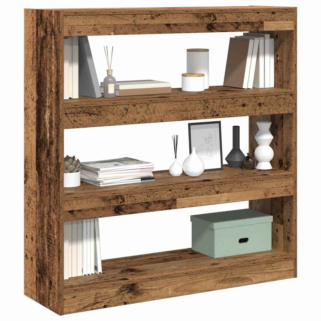 Dulap pentru cărți Lemn vechi 100 x 30 x 103 cm Lemn compozit GartenMobel Dekor