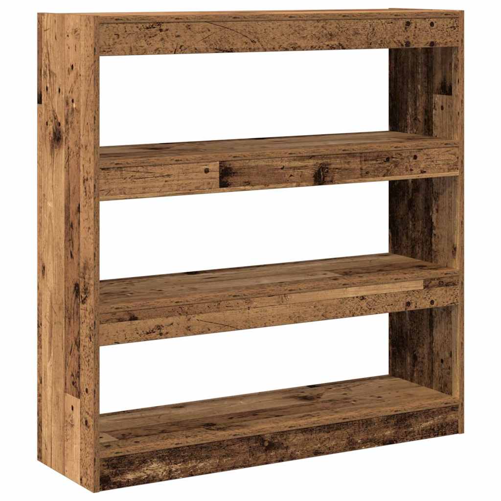 Dulap pentru cărți Lemn vechi 100 x 30 x 103 cm Lemn compozit GartenMobel Dekor