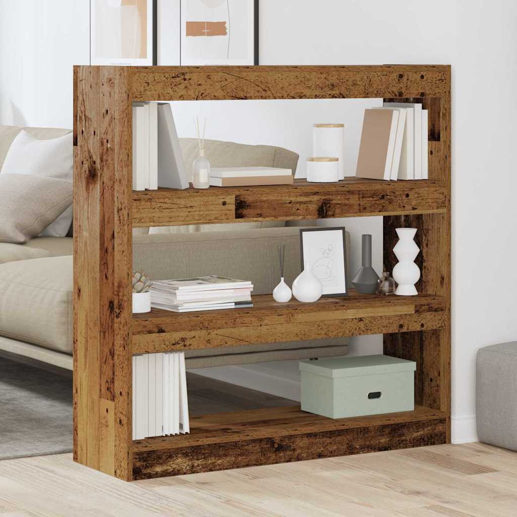 Dulap pentru cărți Lemn vechi 100 x 30 x 103 cm Lemn compozit GartenMobel Dekor