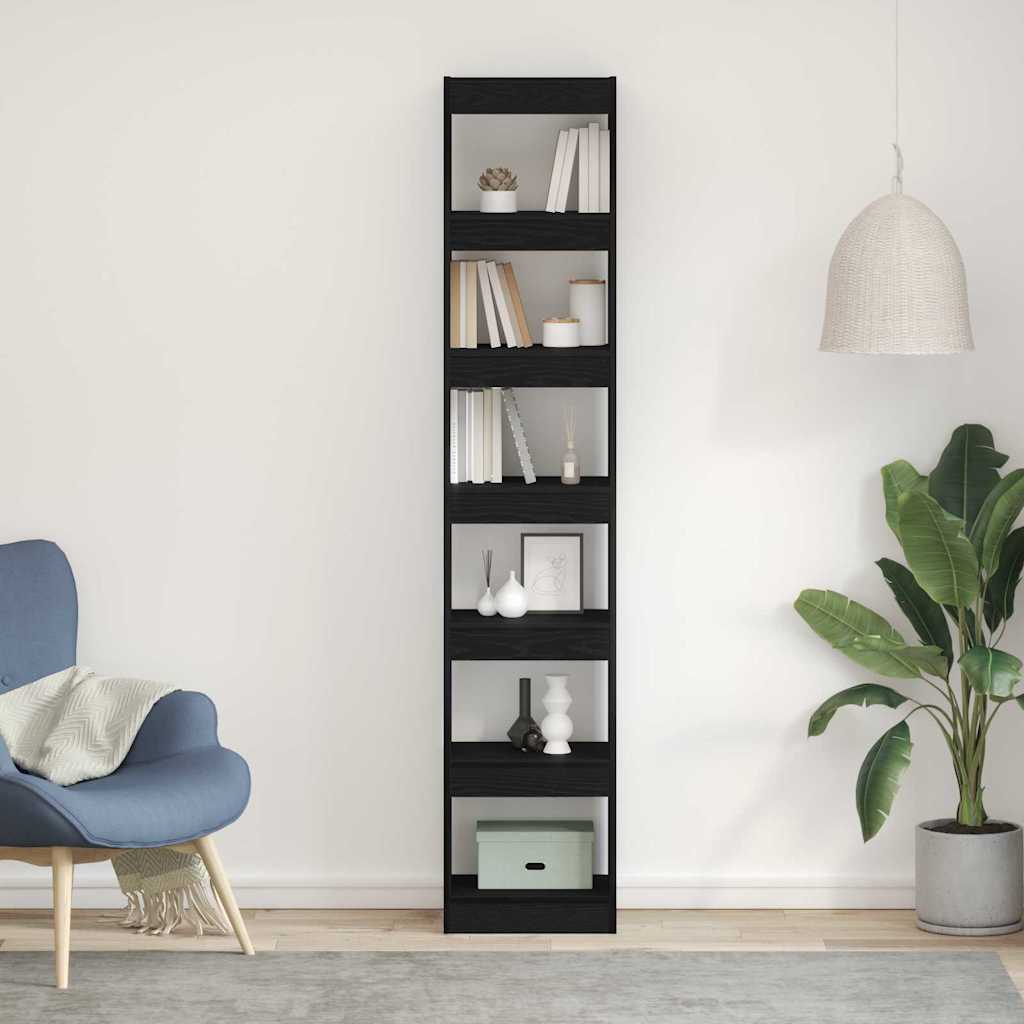 Dulap pentru cărți Stejar negru 40 x 30 x 198 cm Lemn compozit GartenMobel Dekor