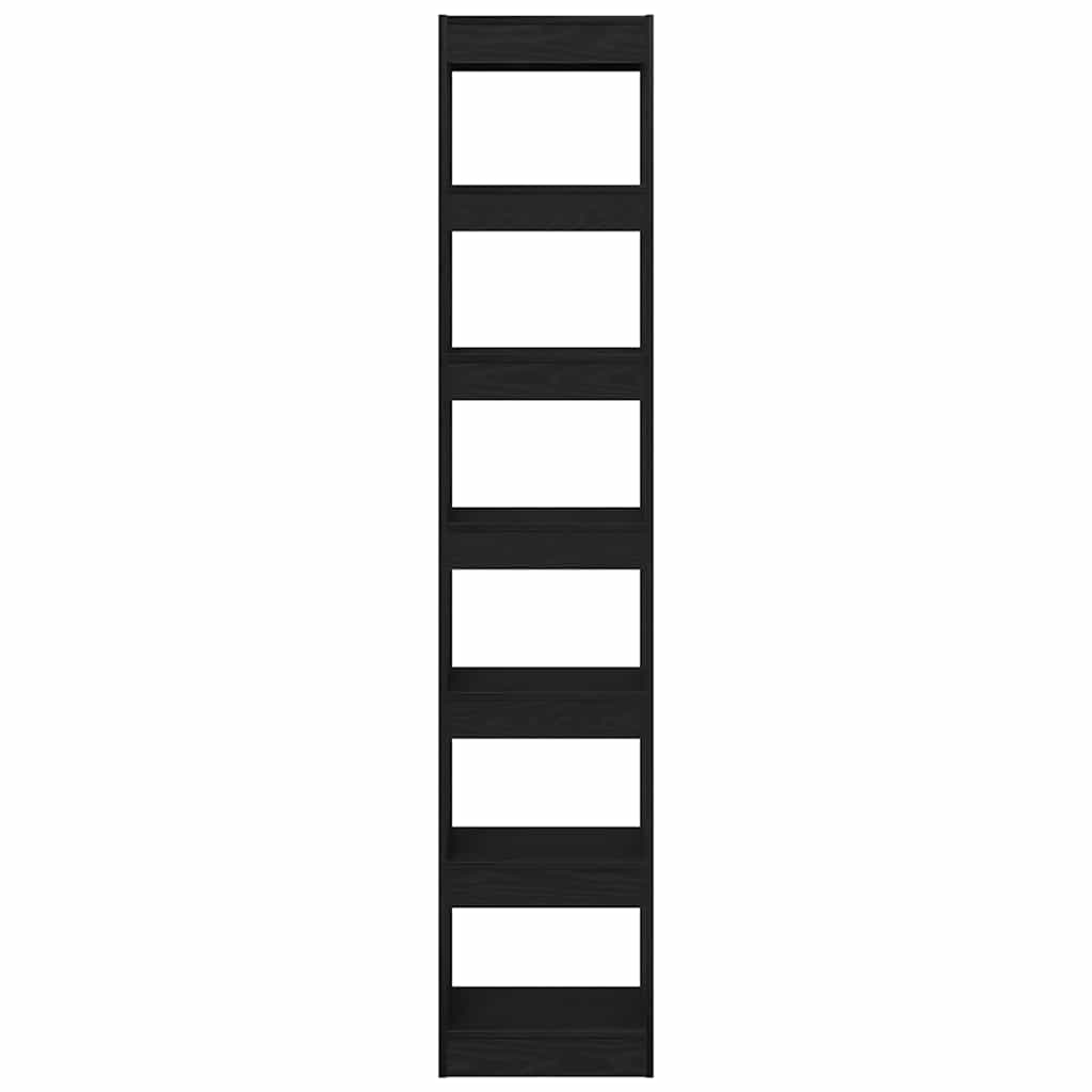 Dulap pentru cărți Stejar negru 40 x 30 x 198 cm Lemn compozit GartenMobel Dekor