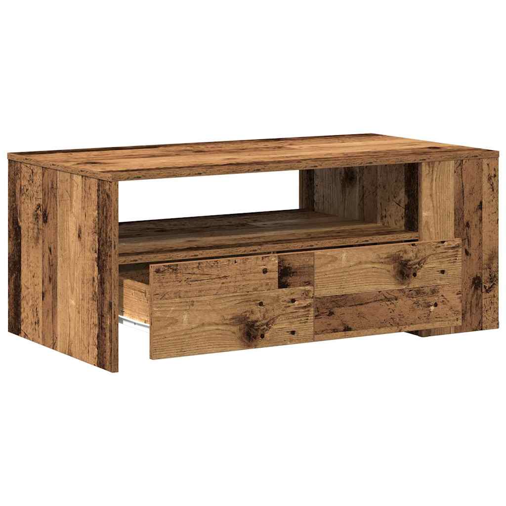 Masă de cafea Lemn vechi 102 x 55 x 43.5 cm Lemn compozit GartenMobel Dekor