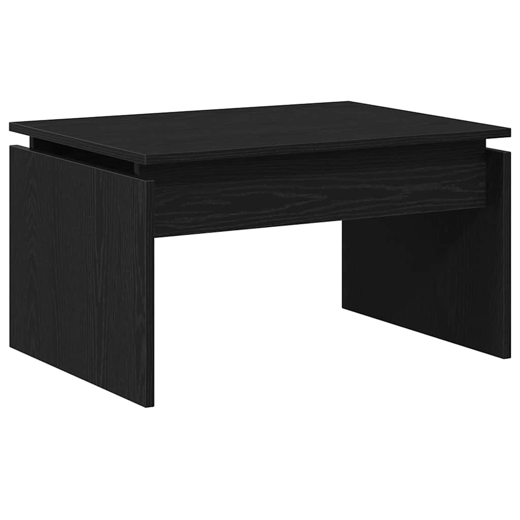 Masă de cafea Stejar Negru 68 x 38 x 50 cm Lemn compozit GartenMobel Dekor